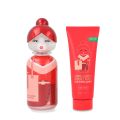 BENETTON SISTERLAND RED ROSE 80ML EDT SET